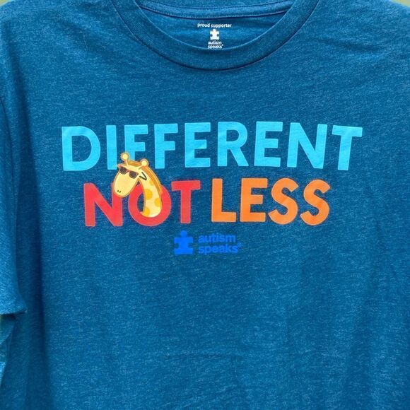 WOMEN’S MEN’S Autism Speaks Awareness Short Sleeve T-Shirts 2-Pack Size S - Picture 4 of 5